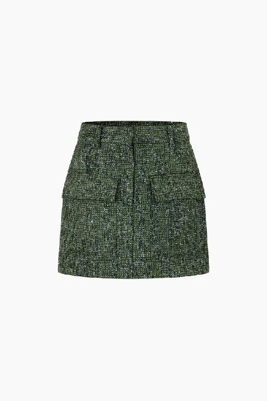 SECOND FEMALE LARCA TWEED SKIRT - KAMBABA