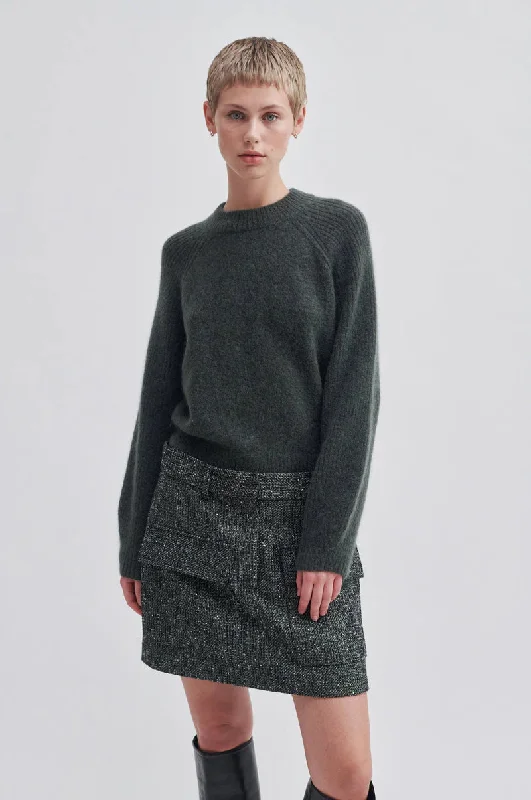 SECOND FEMALE LARCA TWEED SKIRT - KAMBABA