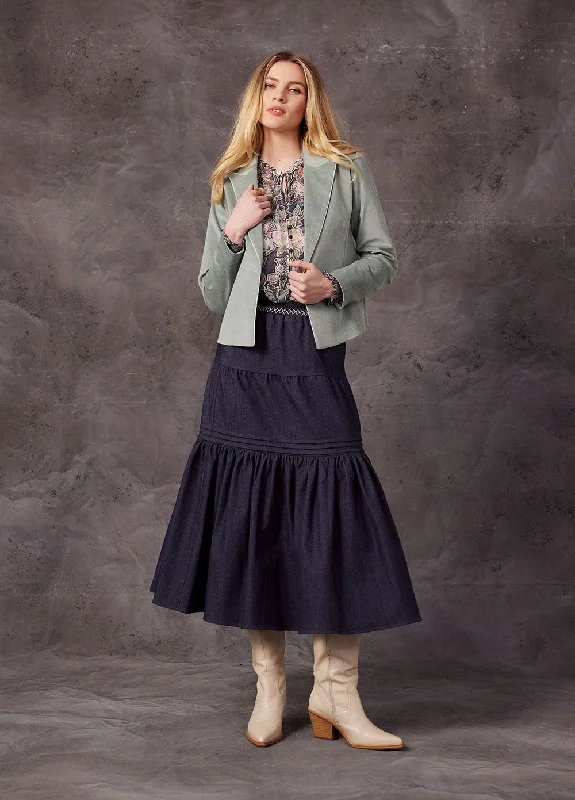 LOOBIES STORY URSULA SKIRT - INDIGO DENIM