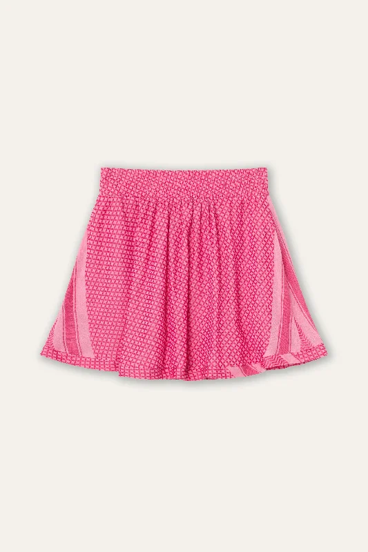 SUMMERY COPENHAGEN SKIRT - FUCHSIA ROSE