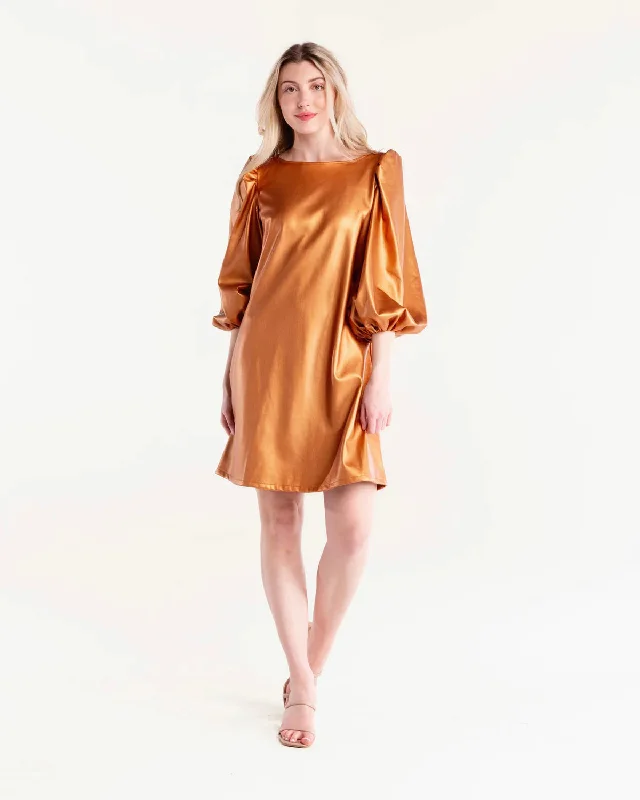 Colette Faux Leather Dress