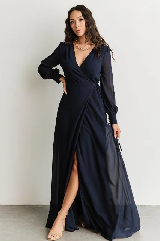 Kelsey Wrap Dress | Navy