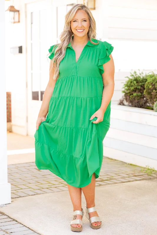 Play Time Dress, Kelly Green