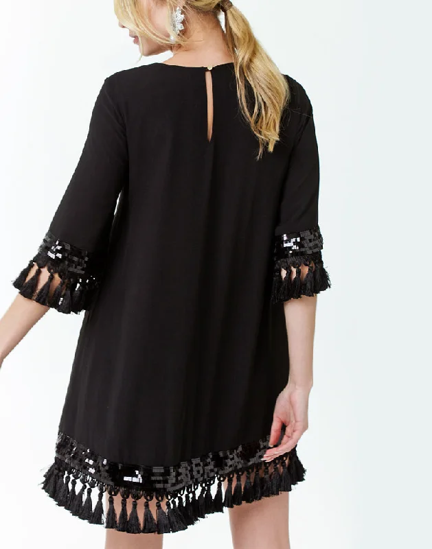 Shimmy Shimmy Tassel Dress