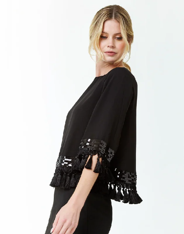 Shimmy Shimmy Tassel Top