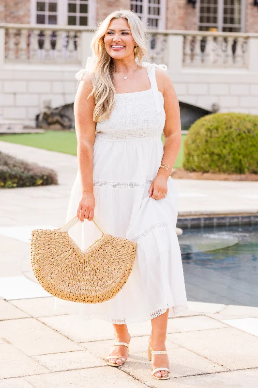 Sweetly Stunning Dress, White