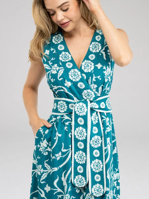 The Ann Dress | Jodhpur Swirl