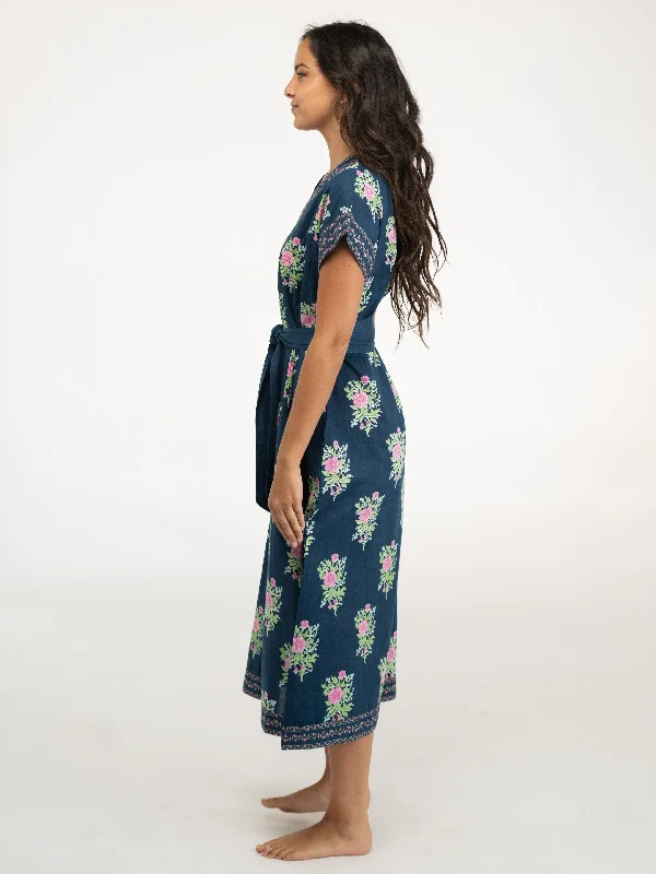 The Kelly Dress | Navy Vintage Floral