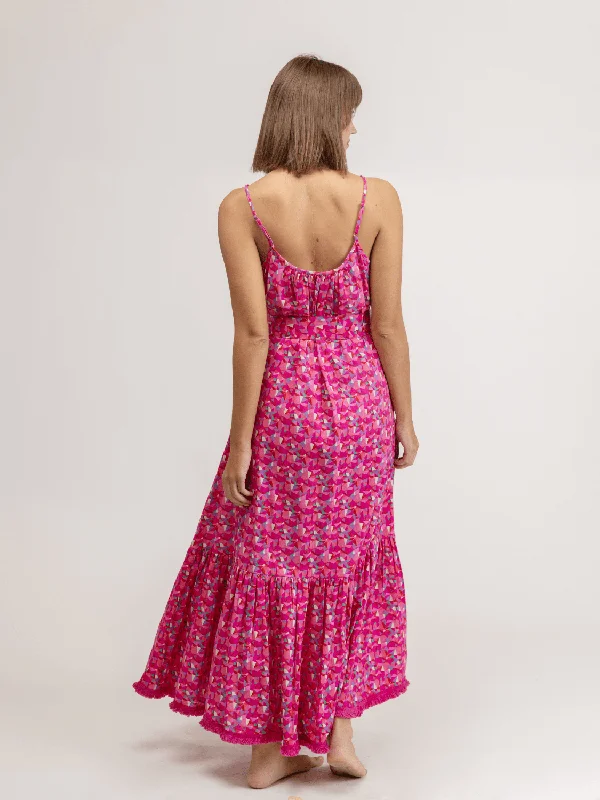 The Sunny Dress | Alice Colin Pink Geo