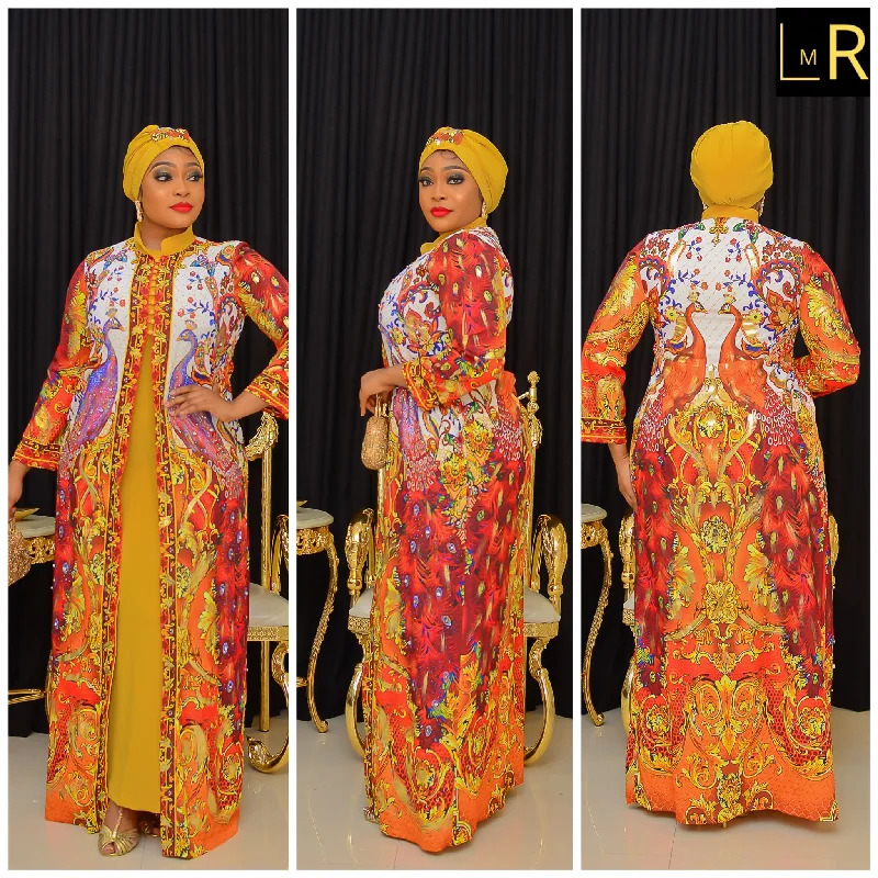 Beautiful 2pc dress with turban