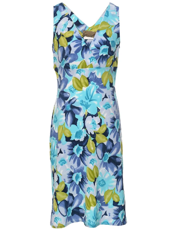 Floral Print Dress - M