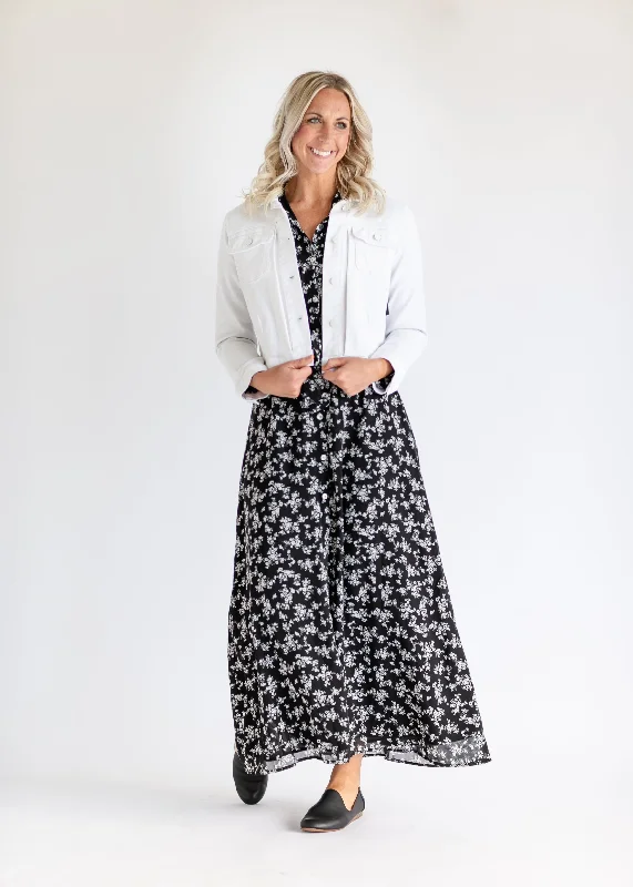 Gracelyn Button Up Maxi Dress