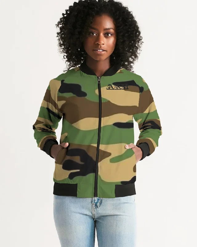 AKH Camouflage Women's Bomber Jacket