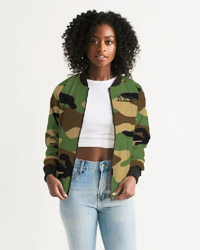 AKH Camouflage Women's Bomber Jacket