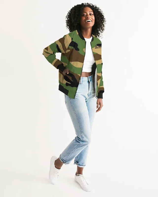 AKH Camouflage Women's Bomber Jacket