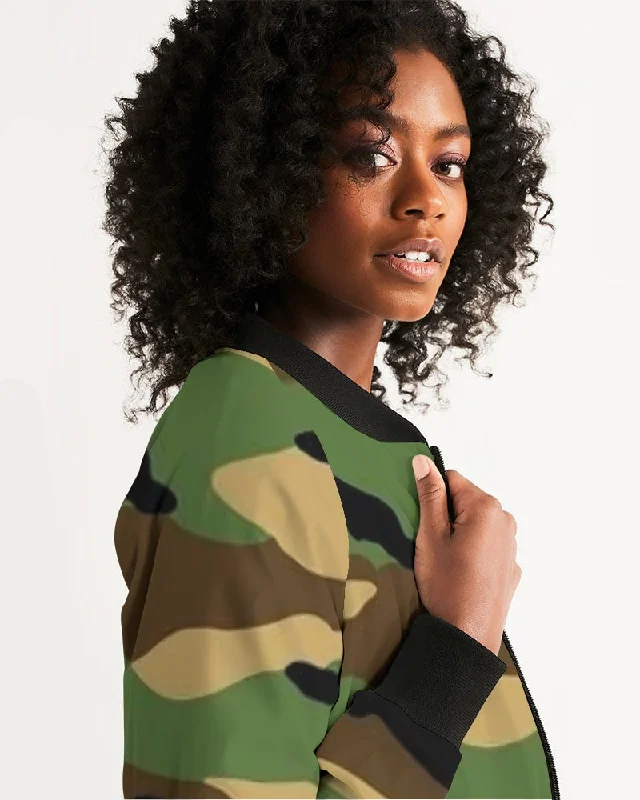 AKH Camouflage Women's Bomber Jacket