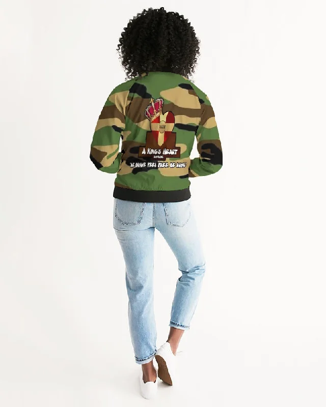 AKH Camouflage Women's Bomber Jacket