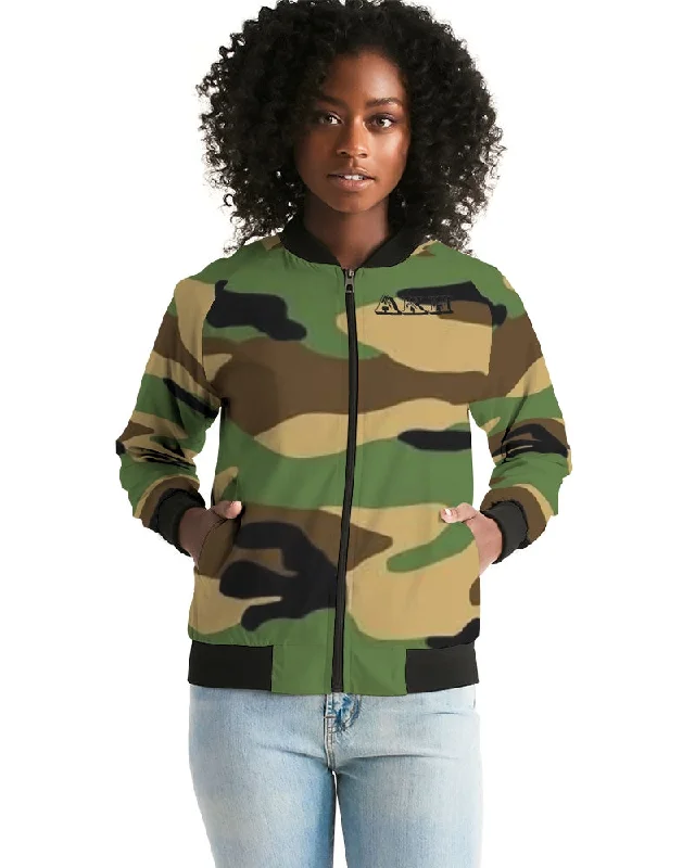 AKH Camouflage Women's Bomber Jacket