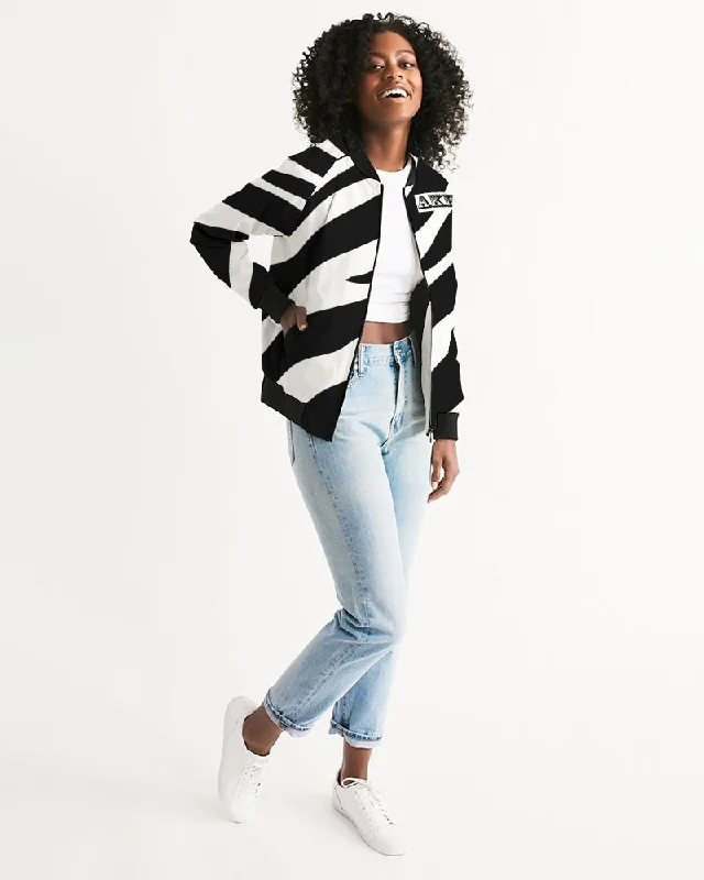 AKH Zebra Women's Bomber Jacket