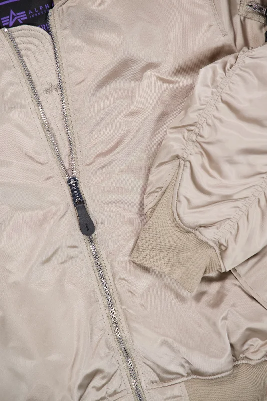 Alpha Industries UV MA-1 Bomber Jacket - Vintage Sand