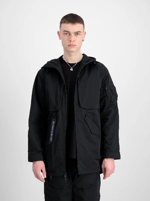 Alpha Industries UV Utility Fishtail Jacket - Black