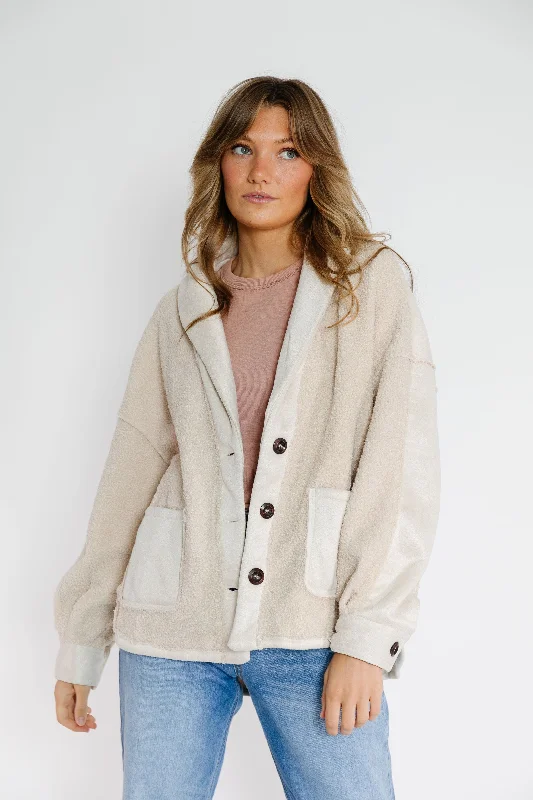 Ashe Jacket in Taupe