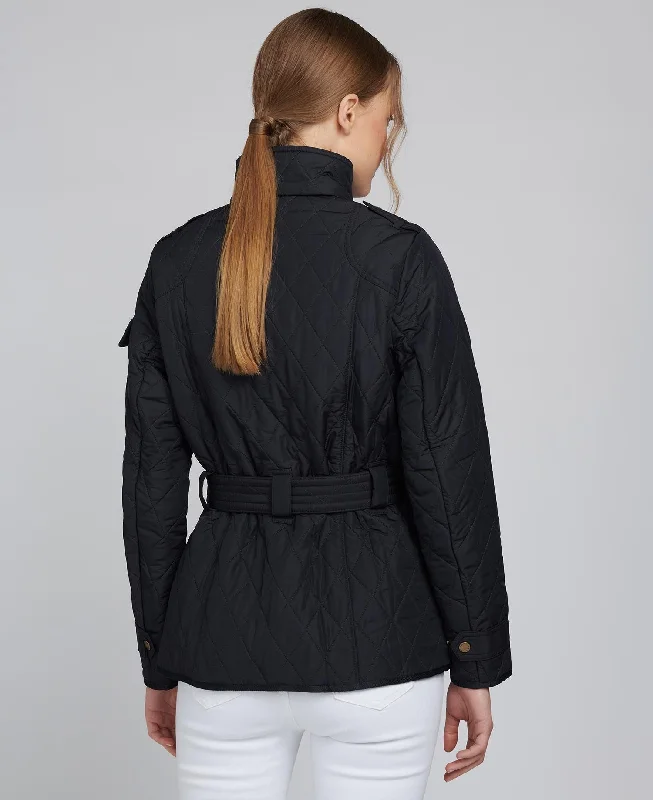 B.INTL TOURER INTERNATIONAL POLARQUILT JACKET - BLACK