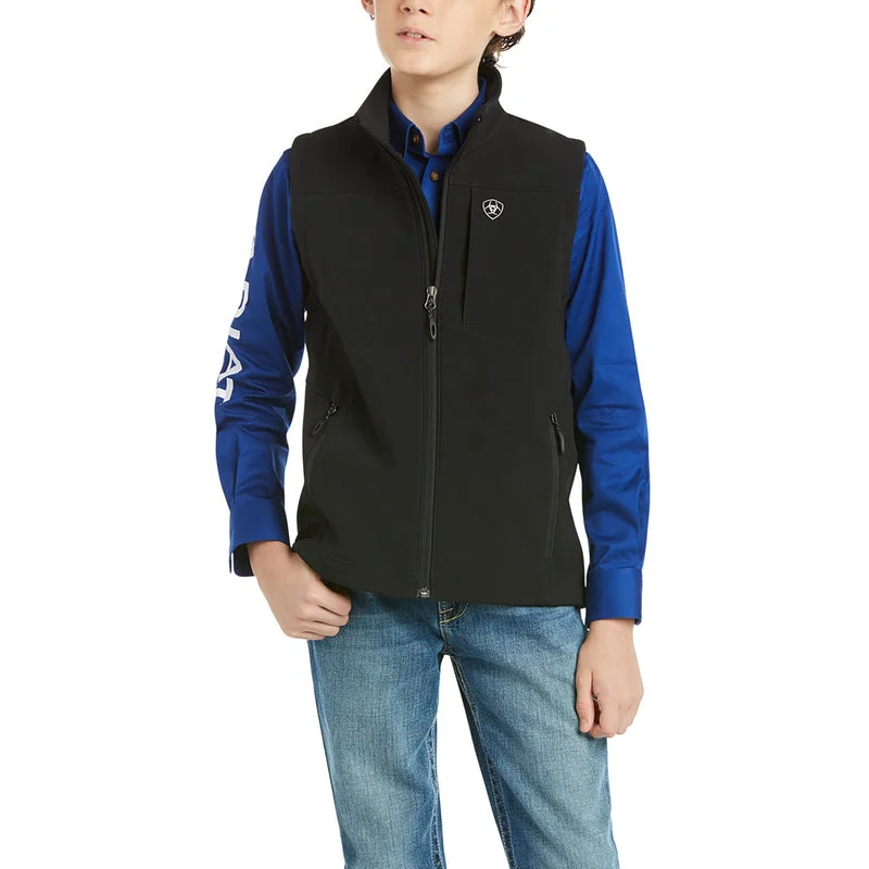 Ariat Youth Vernon 2.0 Softshell Vest, Black