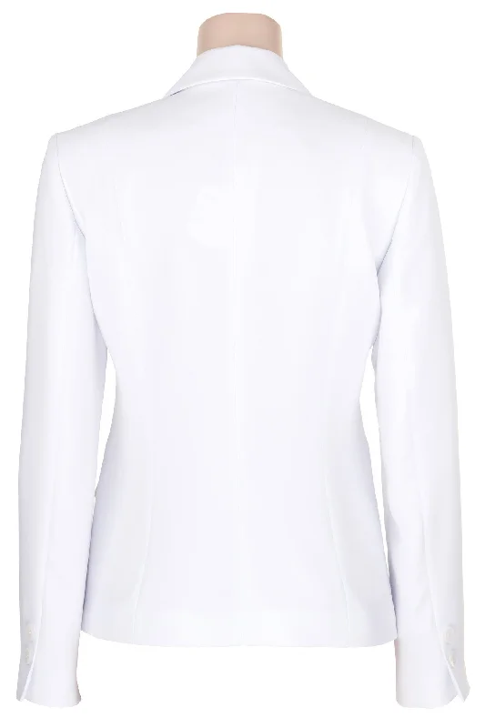 Busy Clothing Womens White Suit Jacket