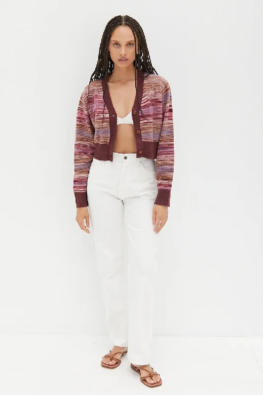 Cropped Cardigan - Candy