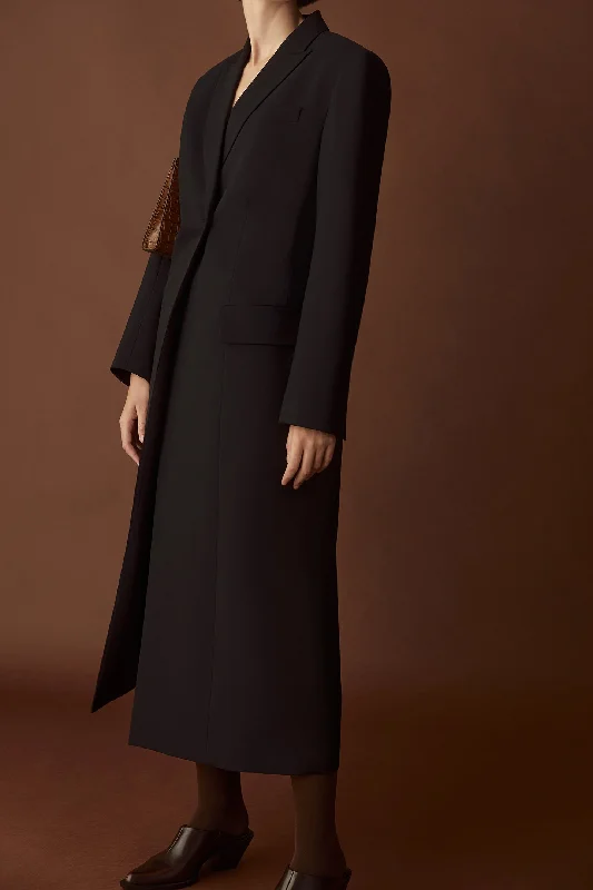 Carine Tailored Wool Coat