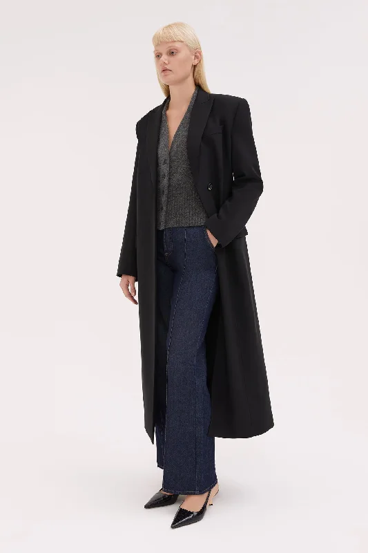 Carine Tailored Wool Coat