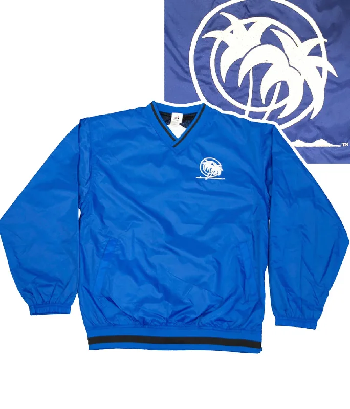 ""Classic Palm"" Windbreaker Pullover