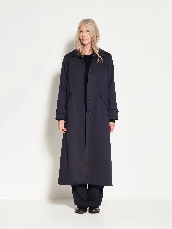 Cleo Trench (Cotton Coating) Navy