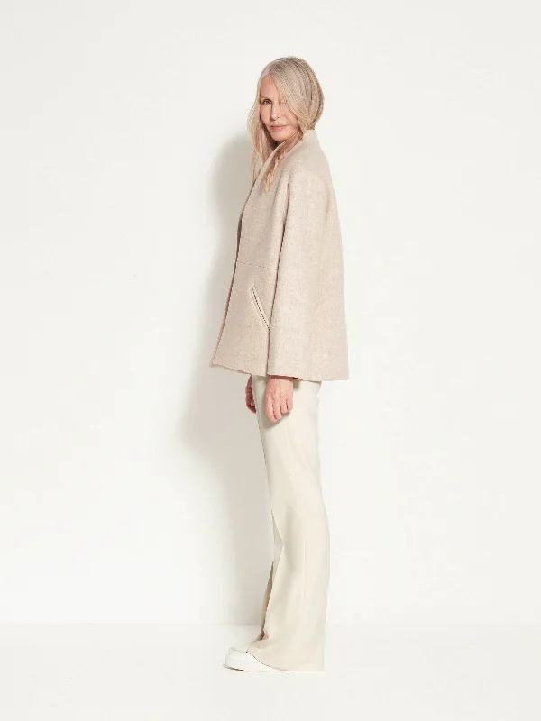 Clifford Coat (Wool Twill Coating) Oatmeal