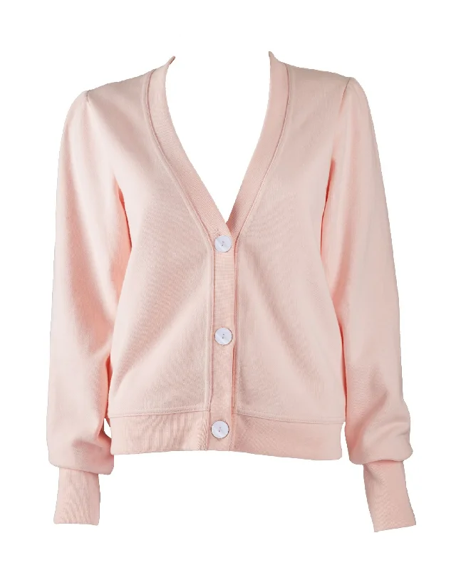 ""The Czara"" - Cropped Cardigan (Pink)