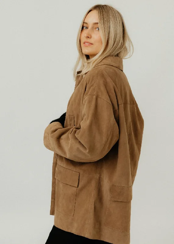 Tibi Suede Carcoat