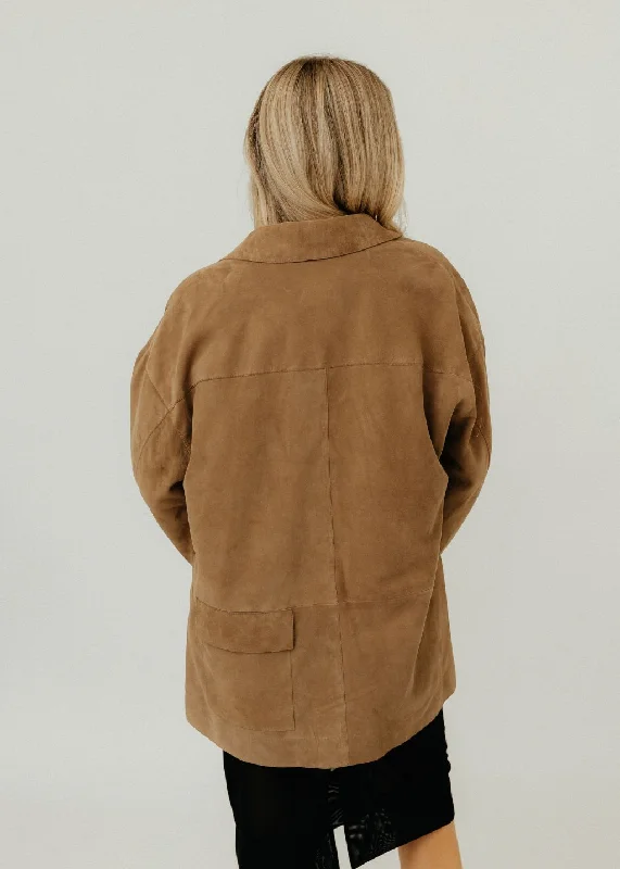 Tibi Suede Carcoat