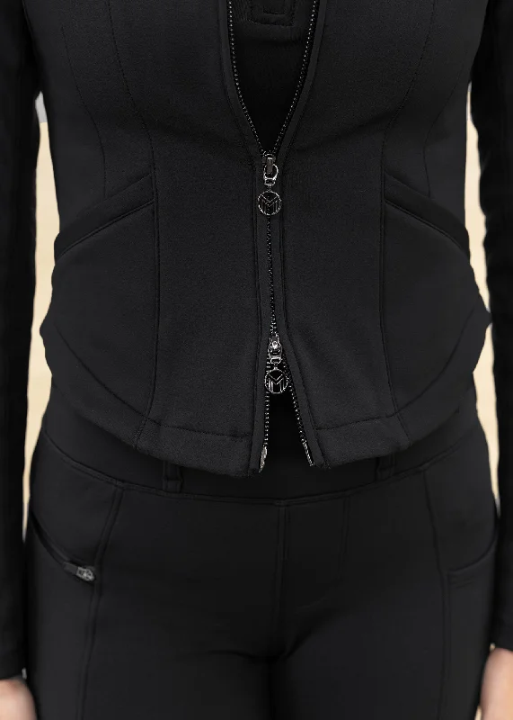 Fleeced Contour Jacket (Black)