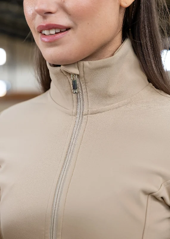 Fleeced Vera Jacket (Beige)