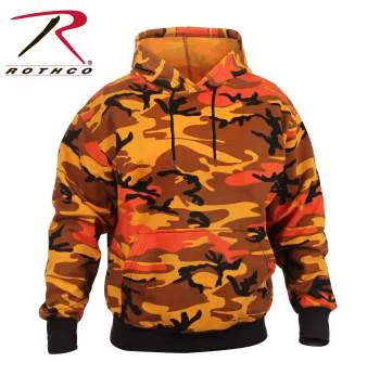 Camo Pullover Hooded Sweatshirt