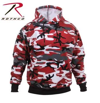 Camo Pullover Hooded Sweatshirt