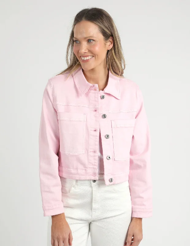 Hazel Denim Jacket Pinkaboo -arriving early september