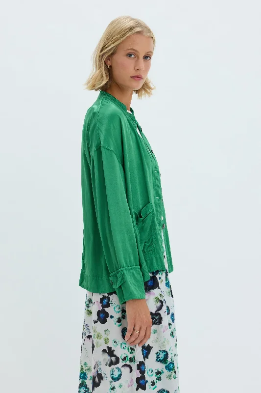 Pebble Satin Jade Fountain Jacket