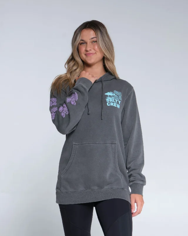 Kelp Forest Boyfriend Hoody - Faded Black