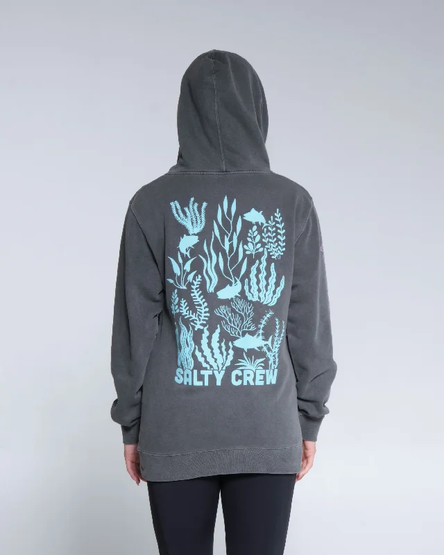 Kelp Forest Boyfriend Hoody - Faded Black