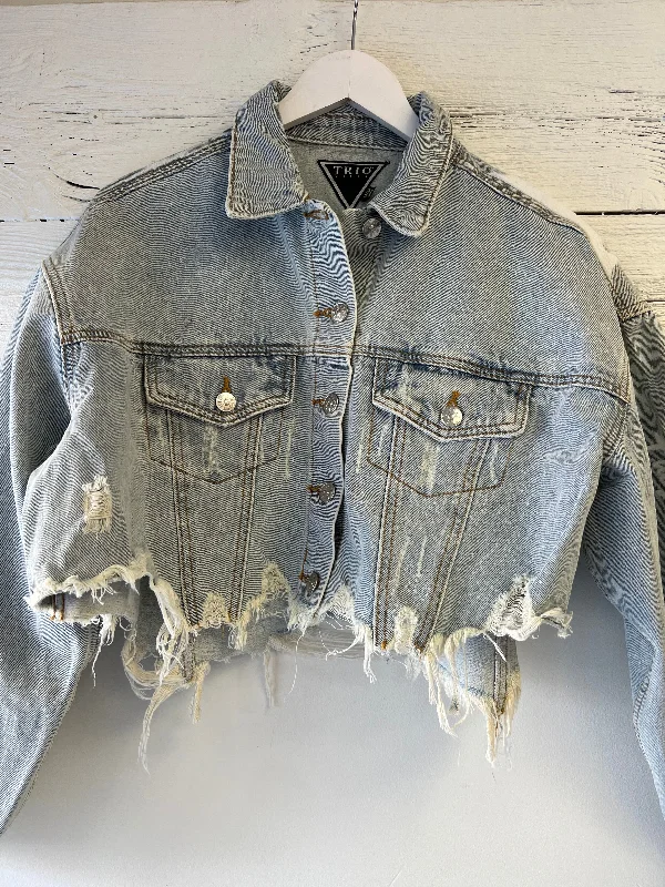 KNOW YOUR POWER DENIM JACKET