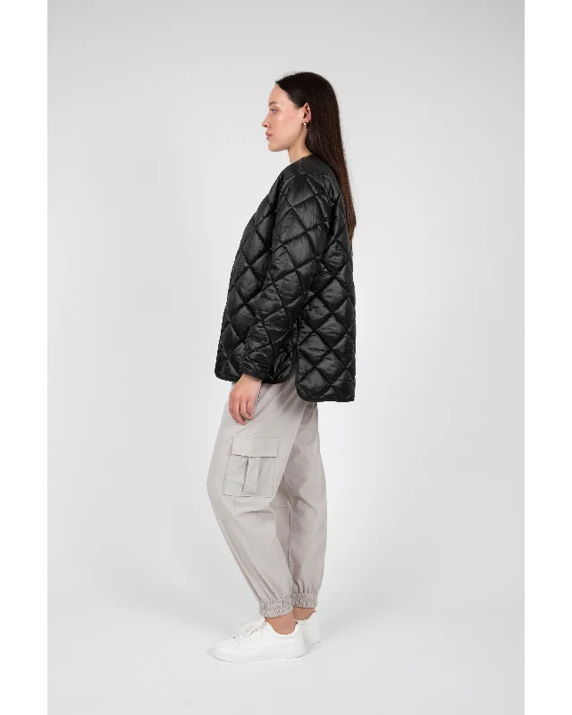 Marlow Alpine Quilted Jacket - Black