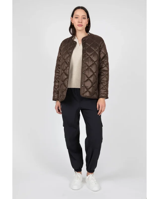 Marlow Alpine Quilted Jacket - Espresso