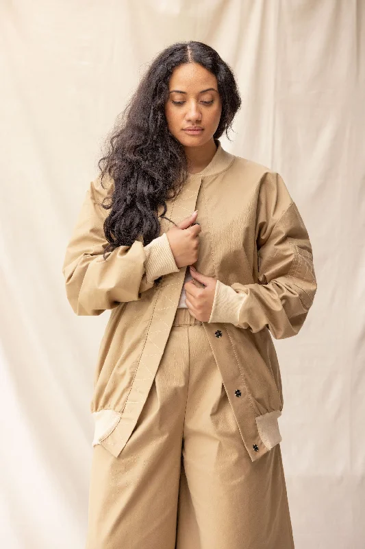 Midi Jacket | Tan